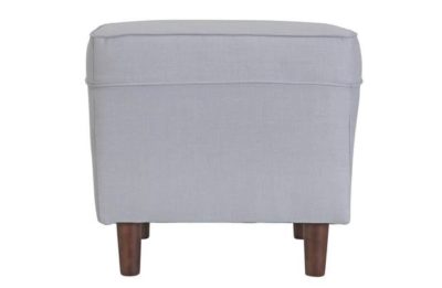 Collection Martha Fabric Footstool - Grey